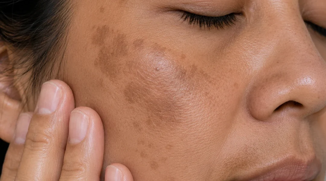 Huid met melasma